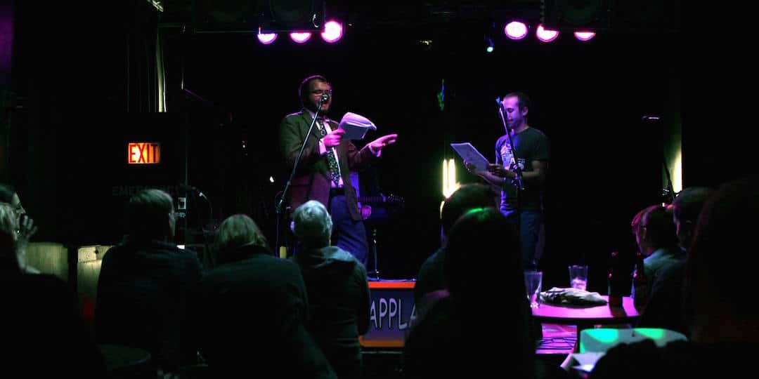 Alan Talaga (left) and Ben Taylor perform at The Dan Potacke Show at The Frequency.