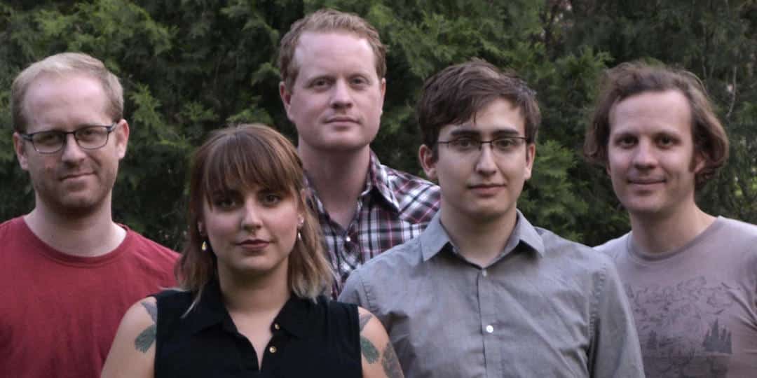 From left to right: Matt Barnidge, Alejandra Perez, Ross Adam, Luis Perez, and AJ Daughtry Krill.