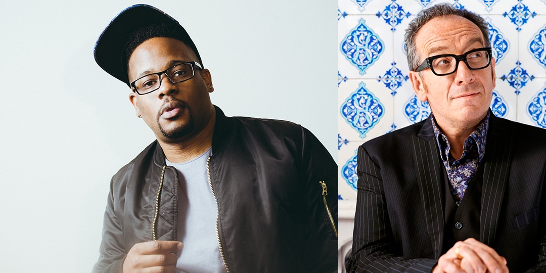 Open Mike Eagle (left) plays The Frequency on July 24; Elvis Costello plays Overture Hall on July 23.