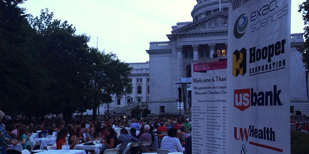 There’s music back there somewhere. Photo by Mark Riechers.