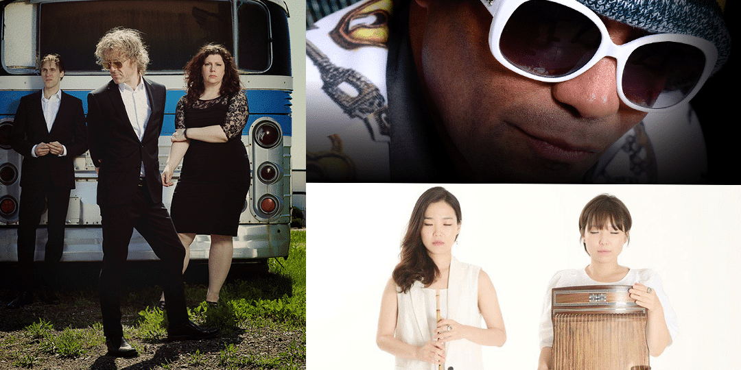 Clockwise from left: Low plays September 18 at the High Noon, Kool Keith plays September 23 at the Majestic, and 숨[suːm] is at the Union Theater on September 19.