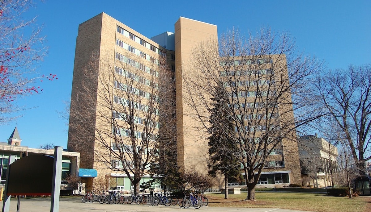 The Chadbourne Hall dorms on the UW-Madison campus.