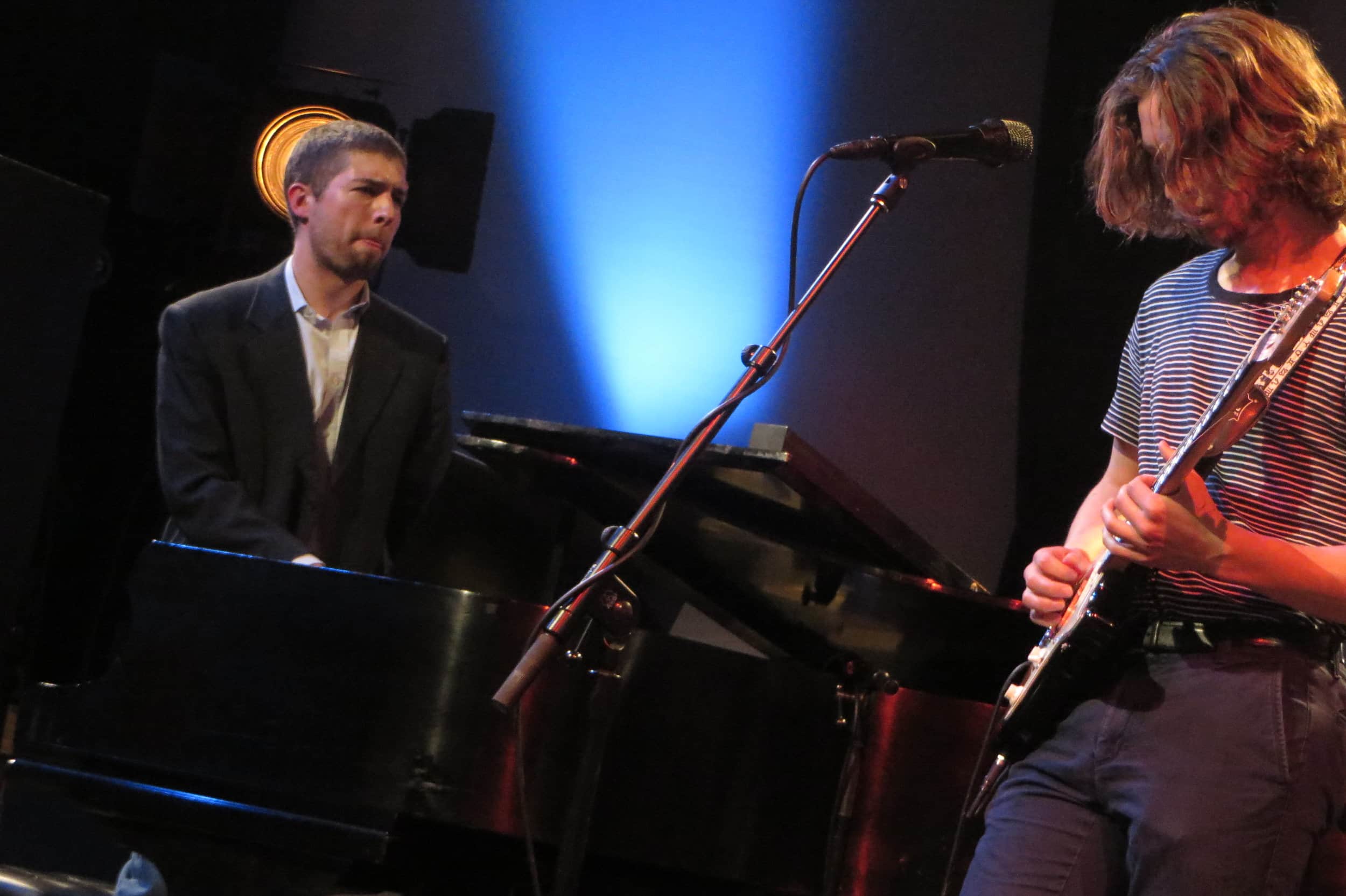 Wilder Deitz (left) and guitarist Mitch Deitz. Photo by Bruce Kasprzyk.