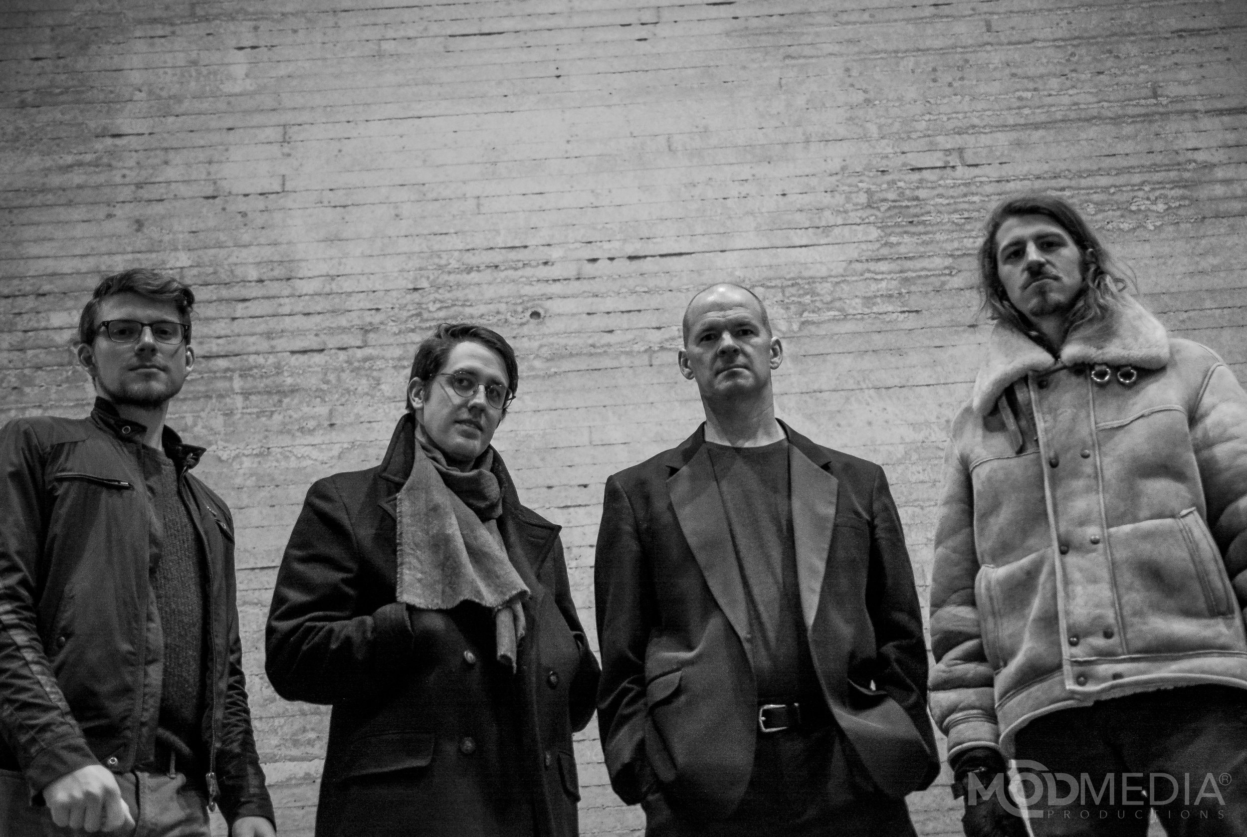 The members of Mr. Chair are, from left to right:&nbsp;Mike Koszewski, Ben Ferris, Mark Hetzler, and Jason Kutz. Photo by M.O.D. Media.