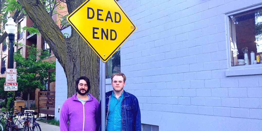 Mike Pellino (left) and Spencer Bible in 2015. Photo by Scott Gordon.