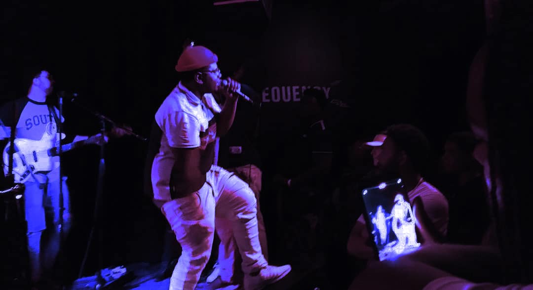 Ra'Shaun performing at The Frequency in June 2017.