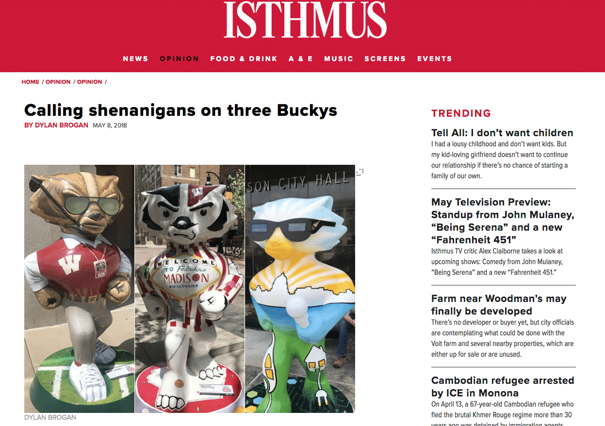 The story, before it was taken down.